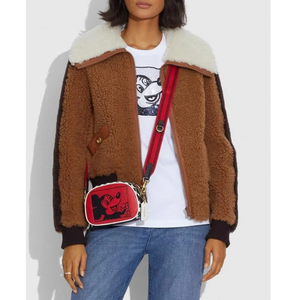 Coach Retail Disney Mickey X Keith Haring Camera Bag